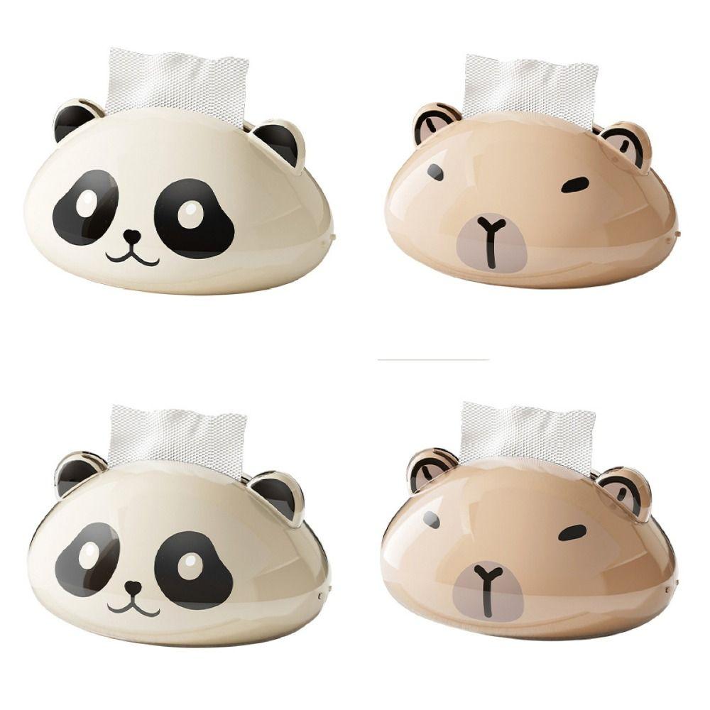 Creative Tissue Storage Box Magnetic Capybara Napkin Holder Paper Towel Case Home Decoration