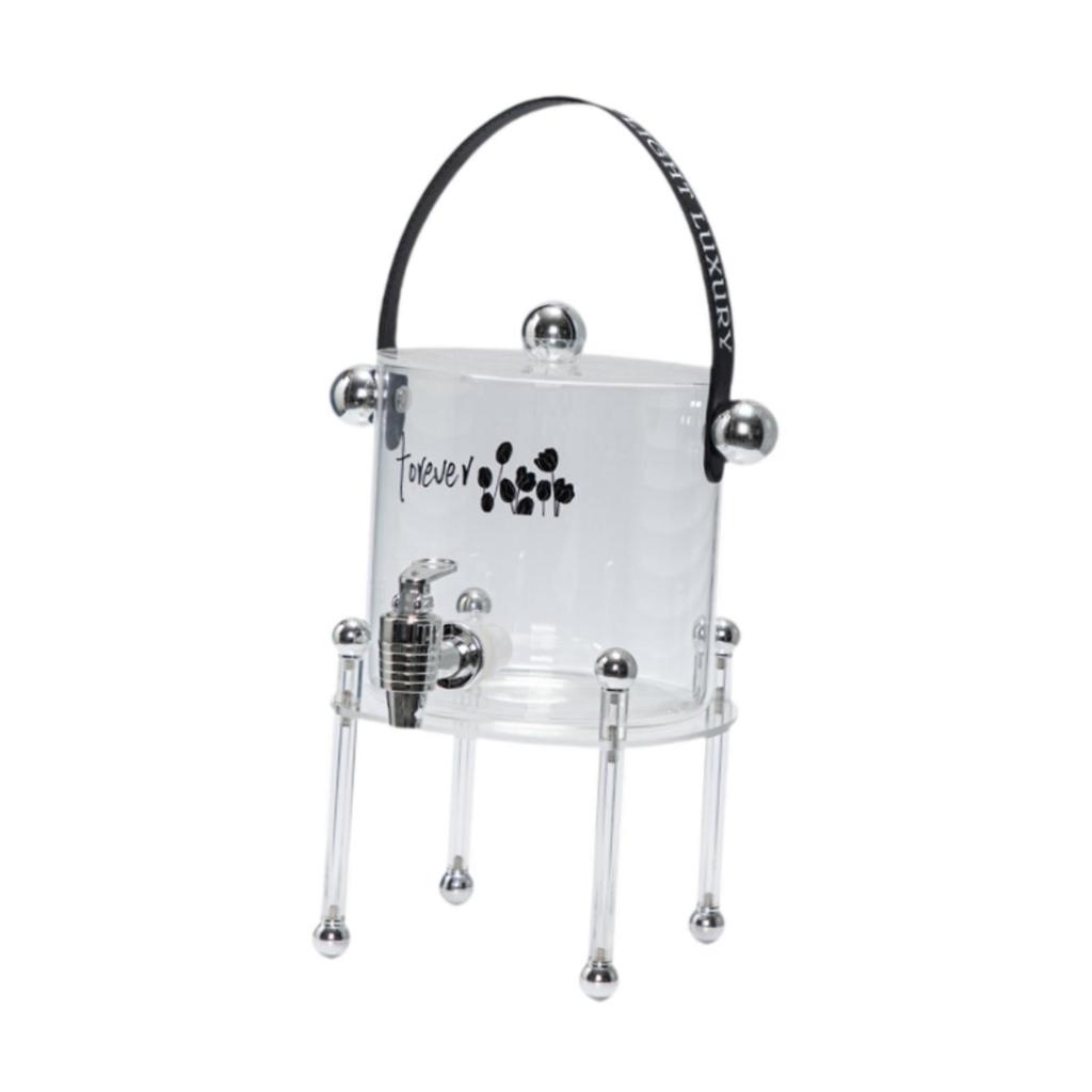 Beverage Dispenser with Spigot Cold Kettle Faucet Stand Large Capacity Drink