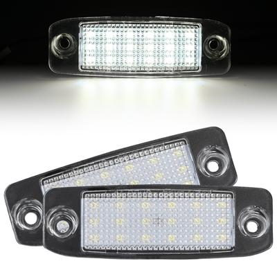 2Pcs LED License Number Plate Light Assembly Auto Rear Lamp Canbus No Error For Hyundai Tucson Sonata I40 White Car Accessories