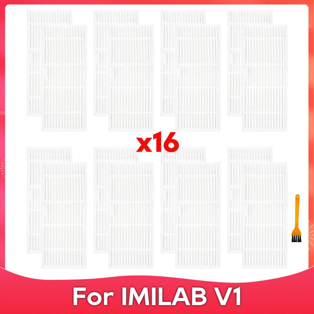 Fit For IMILAB V1 Robot Vacuum Cleaner Replacement Spare Parts Accessories Main Brush Side Brush Hepa Filter Mop Pad Dust Bag