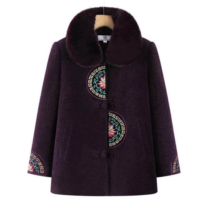 Winter cotton-padded jacket thickened jacket women's velvet winter cotton-padded jacket top