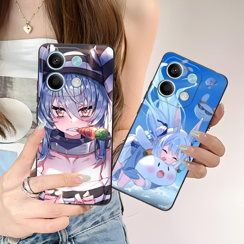 Holo Usada Pekora Matte TPU Mobile Phone Case for POCO M7 M6 M5 M4 M3 X7 X6 X5 X4 X3 Pro GT 5G Colorful Printing Cover