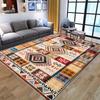 VIKAMA Retro Ethnic Style Carpet Colorful Mat Doormat Welcome Mat Warm Large Area Rug For Bedroom Carpet For Live Room Home Deco