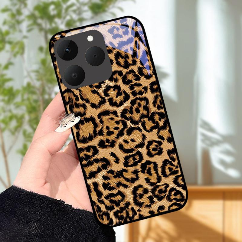 Für Realme 15T 5G Hülle Luxus Mode Bemalt Stoßfest Gehärtetes Glas Handyhülle Für Realme15T 15 T Hülle Schale RMX5111 Capa