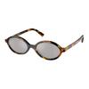 Letter Design Oval Sunglasses Women Sunglasses Tortoise MU-04ZSF-VAU07F
