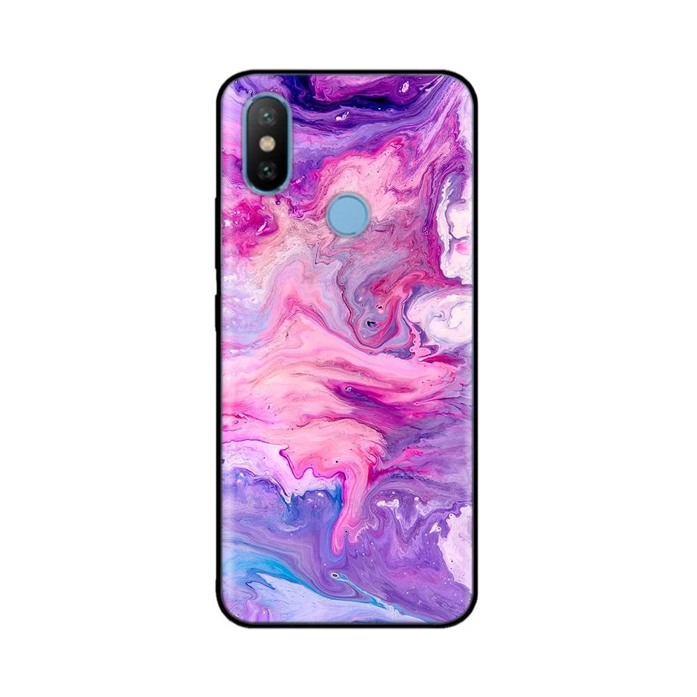 For Xiaomi Mi A2 Lite MiA2 Case Cute Heart Flower Back Cover Soft Silicone Phone Case For Xiaomi Mi A2 Lite A2lite Fundas Bumper