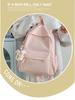 2025 Cute Bow Korean Style Backpack for Girls - Perfect for Junior High School Students