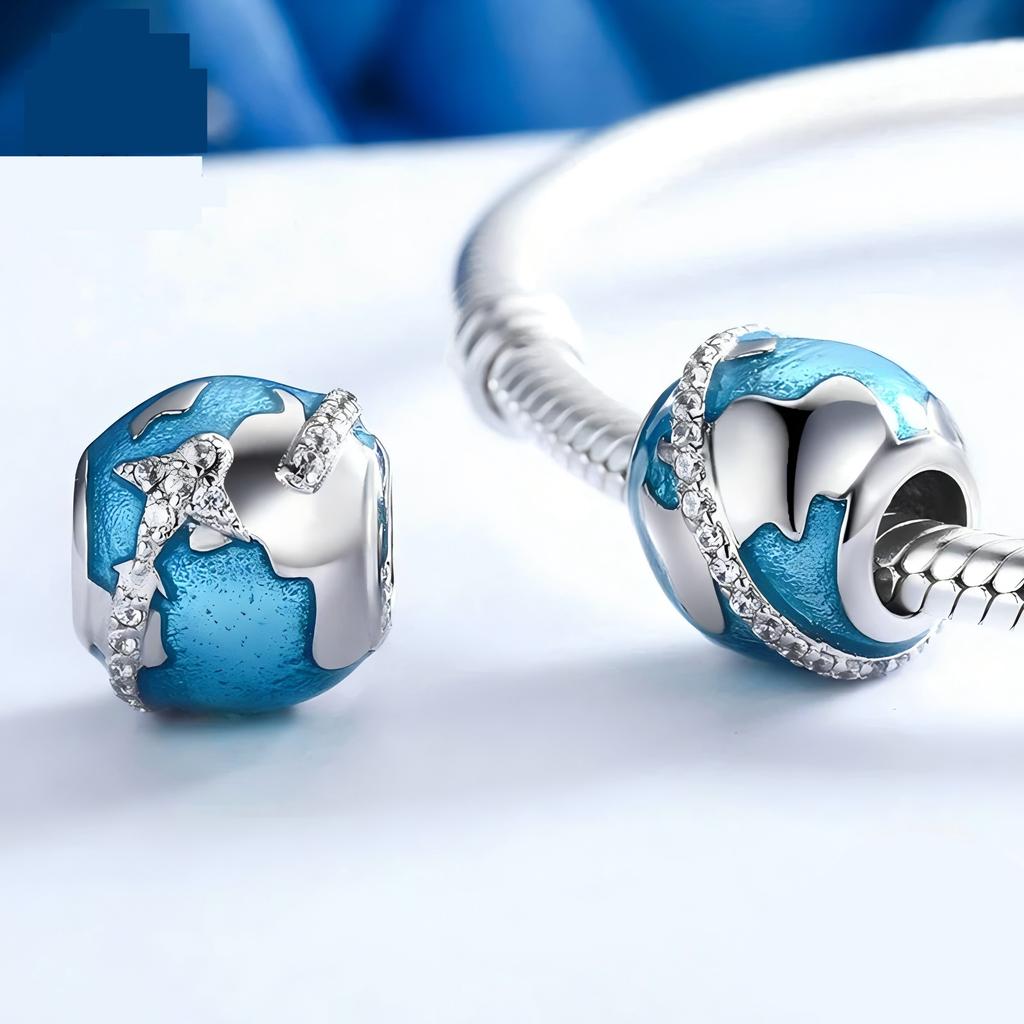 Heart Daisy Beads Inlaid With Diamonds Copper Plated For Charms Copper Plated Original Bracelet For Jewelry Making