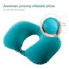 Super Light U-SHape Pillow Portable U Shape Neck Cushion Automatic Air Inflatable Pillow  Tourist