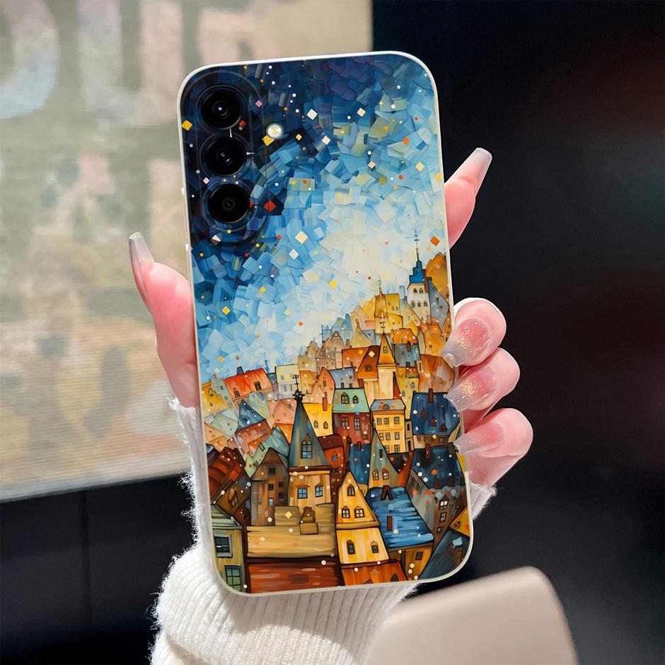 

Для Samsung Galaxy A57 A37 Чехол Сердце Астронавт Нескользящий Художественный Защита от падения Защитный чехол для телефона Для SamsungA57 samsung a37 Capa Samsung A37