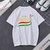T-shirt Kurdistan Manica corta casual moda larga hip hop Unisex Harajuku Y2K abbigliamento neutro Retro comodo top abbigliamento