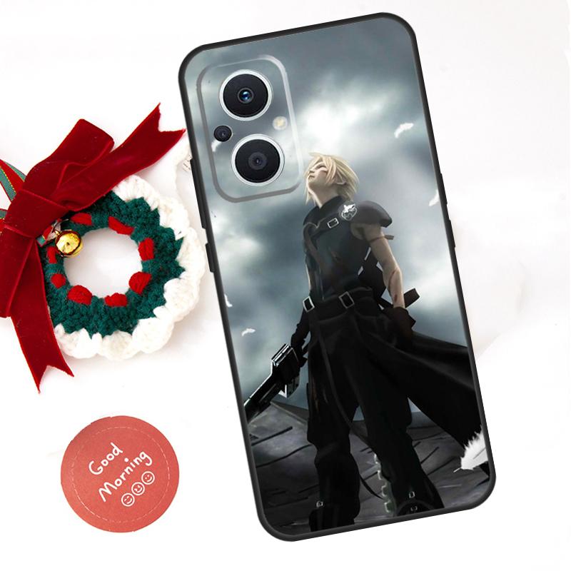 Final Fantasy VII Funda For OPPO Reno 8 Lite 10 11 12 13 14 Pro 11F 12F 13F 14F OPPO Find X8 X5 X6 X9 Pro Case