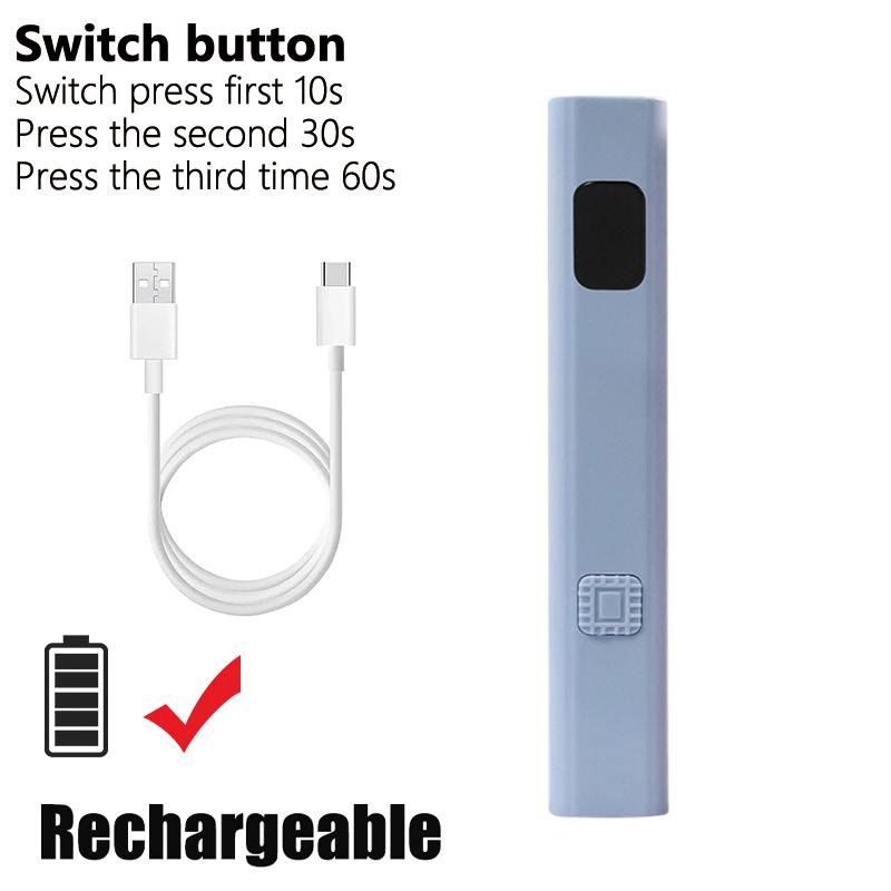 

LINMANDA портативная УФ-лампа для сушки ногтей, мини-светодиодная лампа для ногтей с ЖК-экраном, гелевая лампа для быстрого отверждения для домашнего маникюра своими руками синий