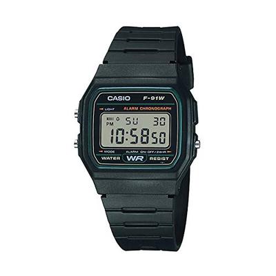 Quartz Wristwatch F-91W-3 Unisex Black