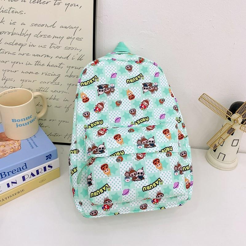 Kindergarten Primary School Students Schoolbag Cartoon Animation Cute Printed Boys And Girls Backpack Children'S Backpack
