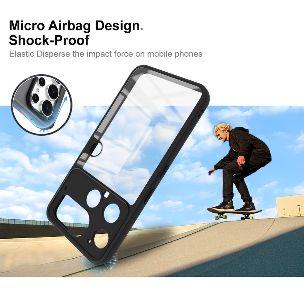 IMAK UX-9A Series For Nothing Phone (3) 5G Case Clear TPU PC Phone Cover Reinforced Corners