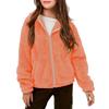 Kids' Fashion Fleece-Lined Thickened Hooded Oversized Sweatshirt Warm Casual Jacket For Fall/Winter