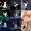 Exquisite Women's Luxury Cute And Creative Rabbit Brooch Fashion Decoration Deer Brooch Gift Gift