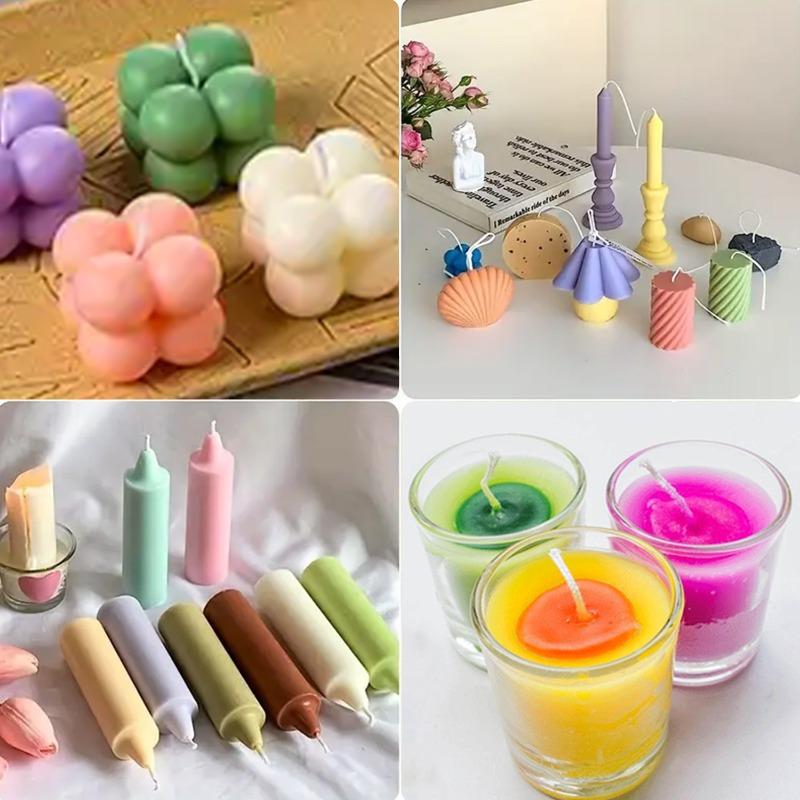 36 Colors Candle Making Dye, Highly Concentrated Liquid Oil-Based Coloring for Soy Wax, Bees Wax, Gel Wax - Easy Color and Safe