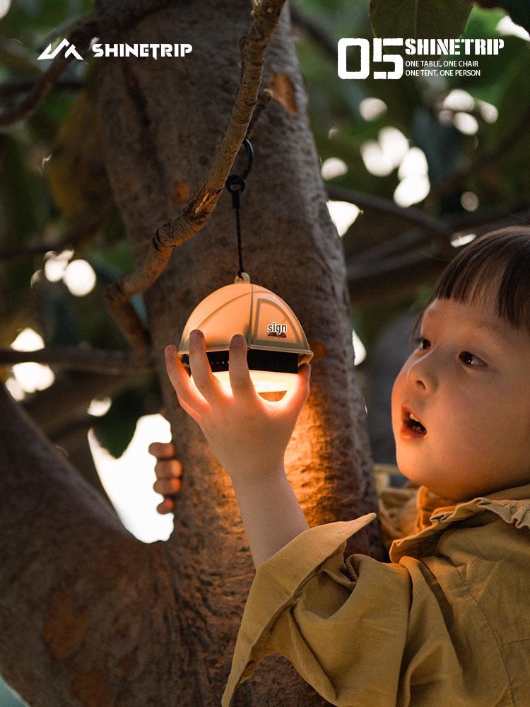 Mountain Fun ShineTrip Magnetic Tent Light - Multi-gear, Long Battery, Waterproof, Tap Control
