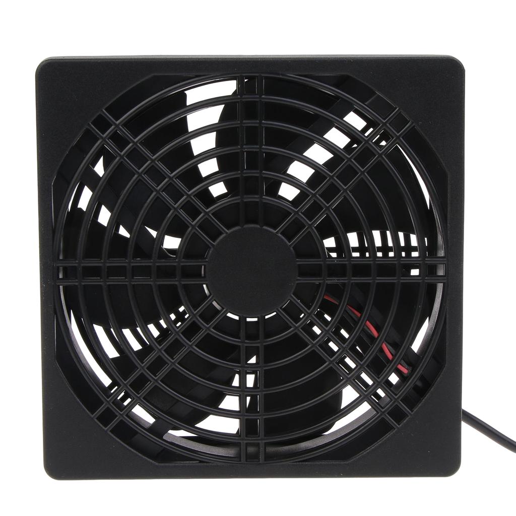 Router Fan DIY PC Cooler TV Box Case Fan Cooling Silent Quiet 5V USB Power Cooling Fan Base 120x55mm Protective Net