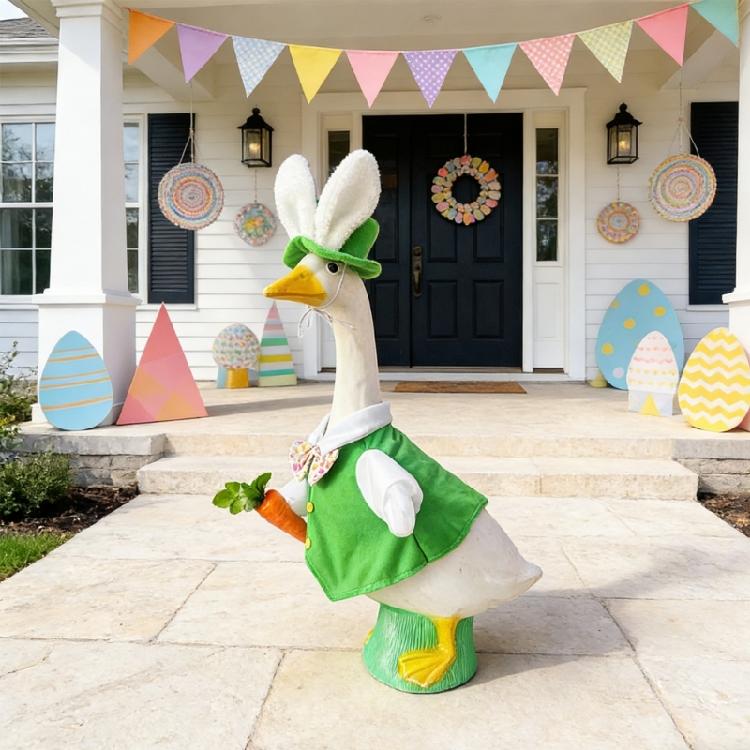 Unique Geese Set Green Waistcoat Door Geese Outfit Outdoor Geese Dress For Annual Gatherings And Home embellishment