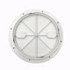 Marine White Nylon 9 inch Flat Inspection Hatch with Detachable Covers Boat Access Cover Lid Screw Out Deck Plate Hardware