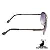 Captain Stag Sunglasses with Sunglasses Metal Men's Case, Frame, Gunmetal, CS-003-1-EH-72