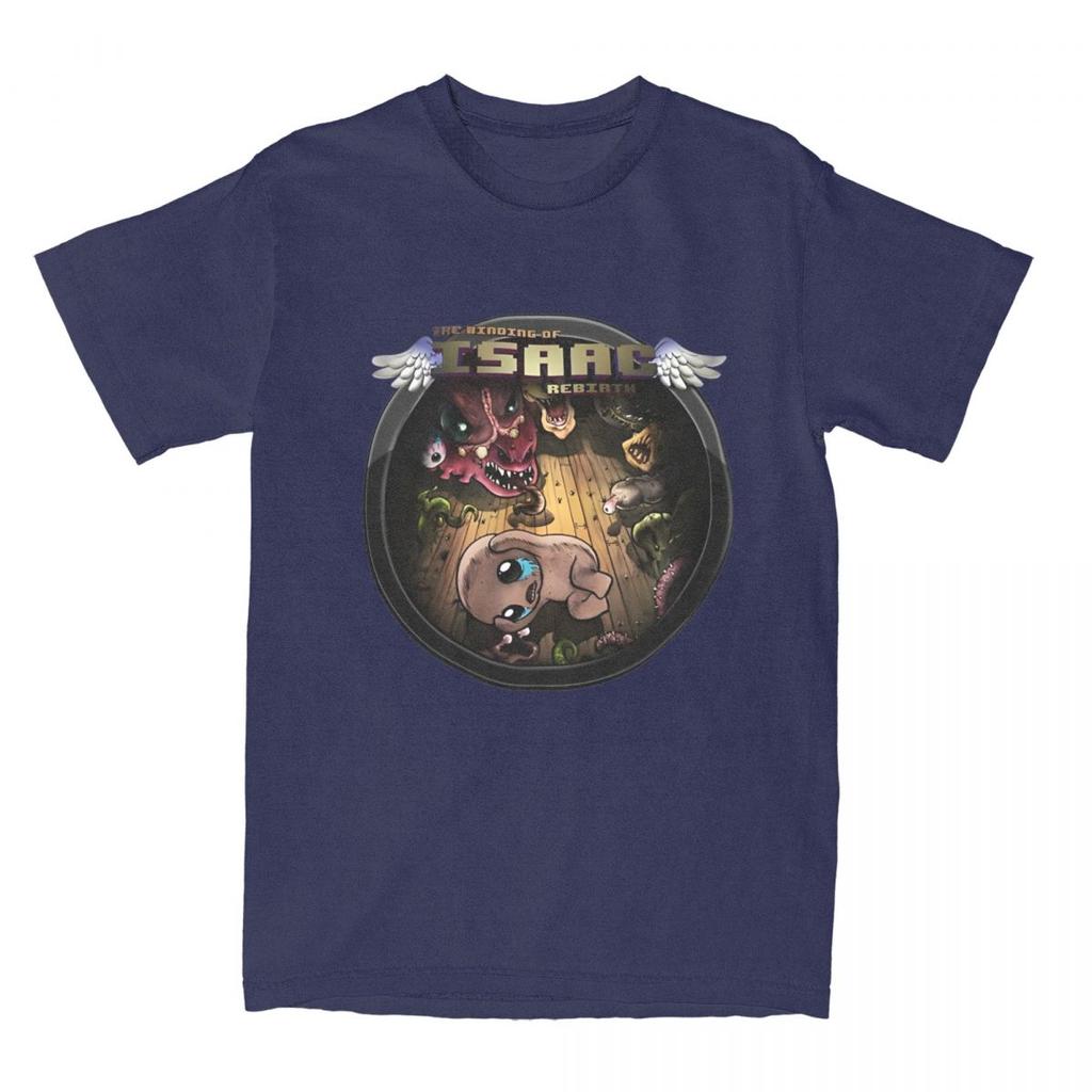 The Binding Of Isaac T-Shirt Video Game Novelty T-Shirts Short Sleeve Street Style Tops Pure Cotton O-Neck 4XL 5XL 6XL Top Tees