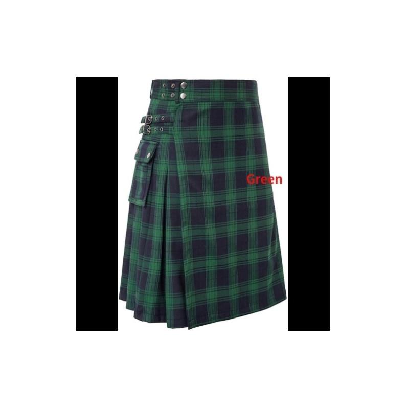 Codzienna krótka spódnica w kratę z tkaniny lnianej w stylu street fashion Prezent