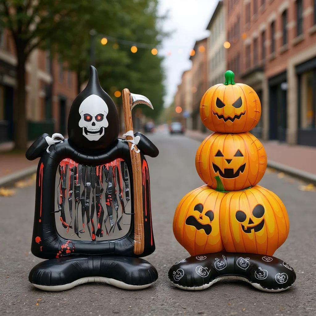 1Pc Halloween Theme Witch Grim Reaper Balloon Set 2026 Halloween Party Decoration Supplies Baby Shower Helium Globos