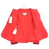 Gucci 482665 17 Years Red Pearl Button Collarless Jacket Jacket 38 Red navyUsed