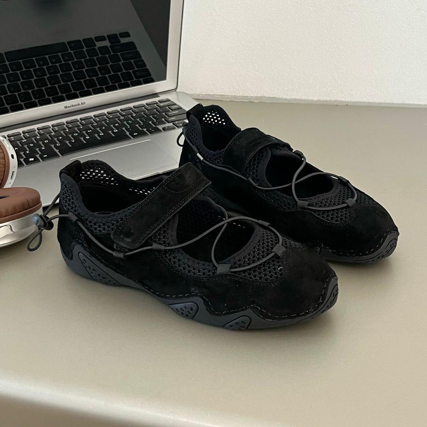 

Retro Mary Jane shoes breathable casual women s shoes 2025 summer new outdoor soft-soled sports shoes women s flat-soled single shoes 40