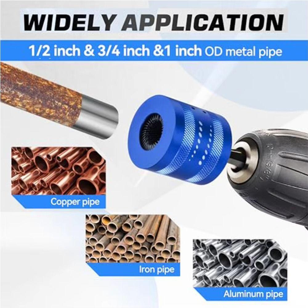 1/2In 3/4In 1In Copper Pipe Cleaning Brush Polishing HVAC Cleaning Tool  Hand Tools