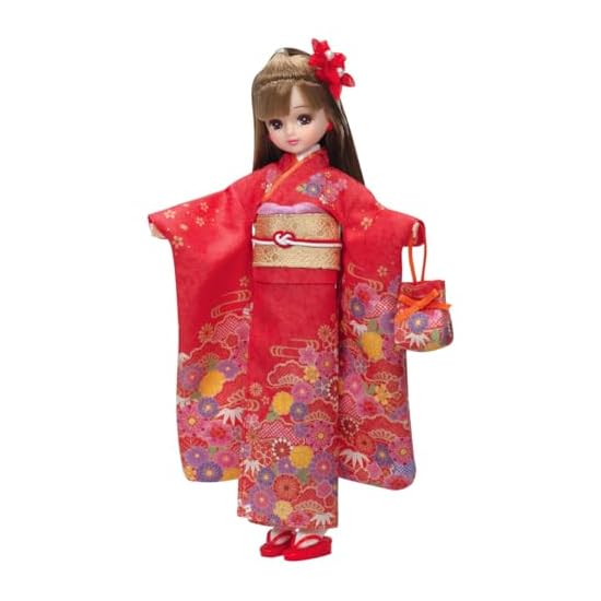 Takara Tomy Licca-chan Doll LD-30 Kimono Licca-chan Beni Dress-up Pretend Play Toy Ages 3 and up