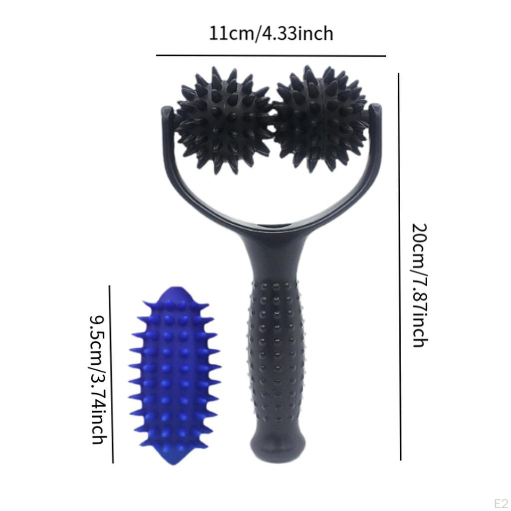 Massage Ball Handheld Workout Portable with Handle Pilates Multifunctional Manual Tool for