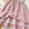 Girls Summer 3D Flower Strap Dress Sweet Loose Princess Fashionable Party Dress