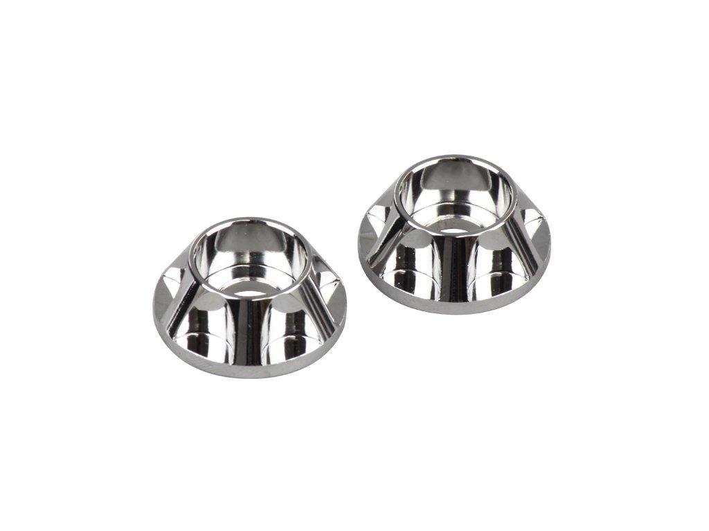 POSH FAITH Motorcycle Equipment NASA Type Cap Holder for M8 Plating 004088