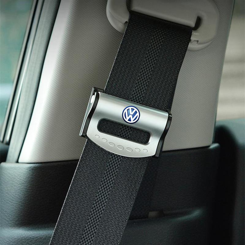 2026 Hot For VW VOLKSWAGEN 2PCS For Volkswagen Jetta Golf Polo Touran CC GTI Car Seatbelt Stopper Adjuster Clip Safety Seat Belt