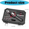 32pcs/set Torque Wrench Kit with Digital Display and Multiple Bit for Motorcycle Maintenance 1/4inch Drive Spanner