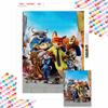 DIY Diamond Painting Zootopia Cross Stitch Kit Mosaic Art Diamond Painting Full Circle Diamond Home Decoration