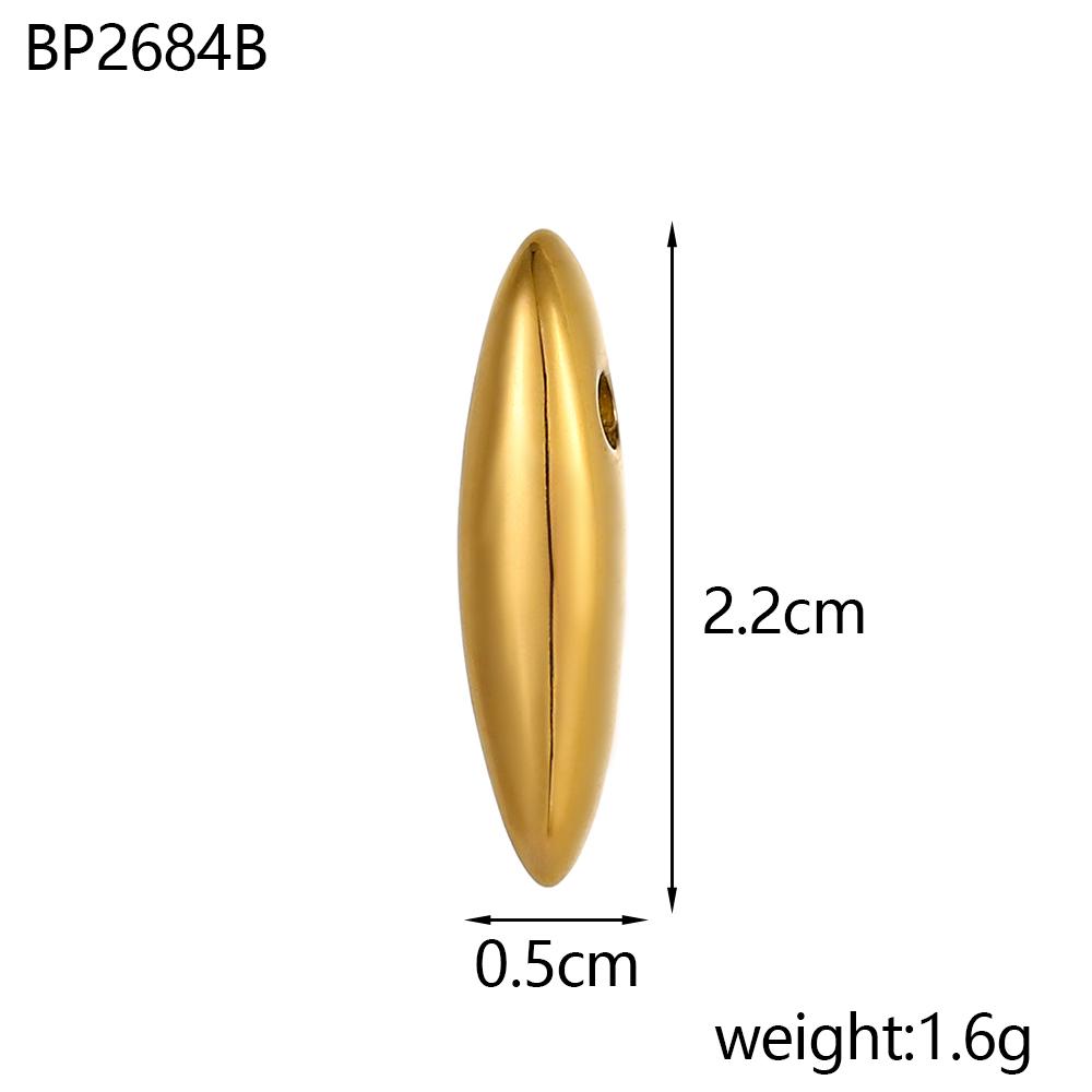 

CARLIDANA Romantic Design Stainless Steel 18K Gold Plated Geometric Shell Turtle Heart Pendant Charm With for Jewelry Making