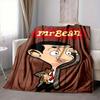 1pc Mr Bean Blanket Versatile for Couch, Office Bed