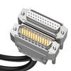 DB25 RS232 Extension Cable Double Shielding 26AWG Parallel Port Serial Port Cable Printer Data Cable Black