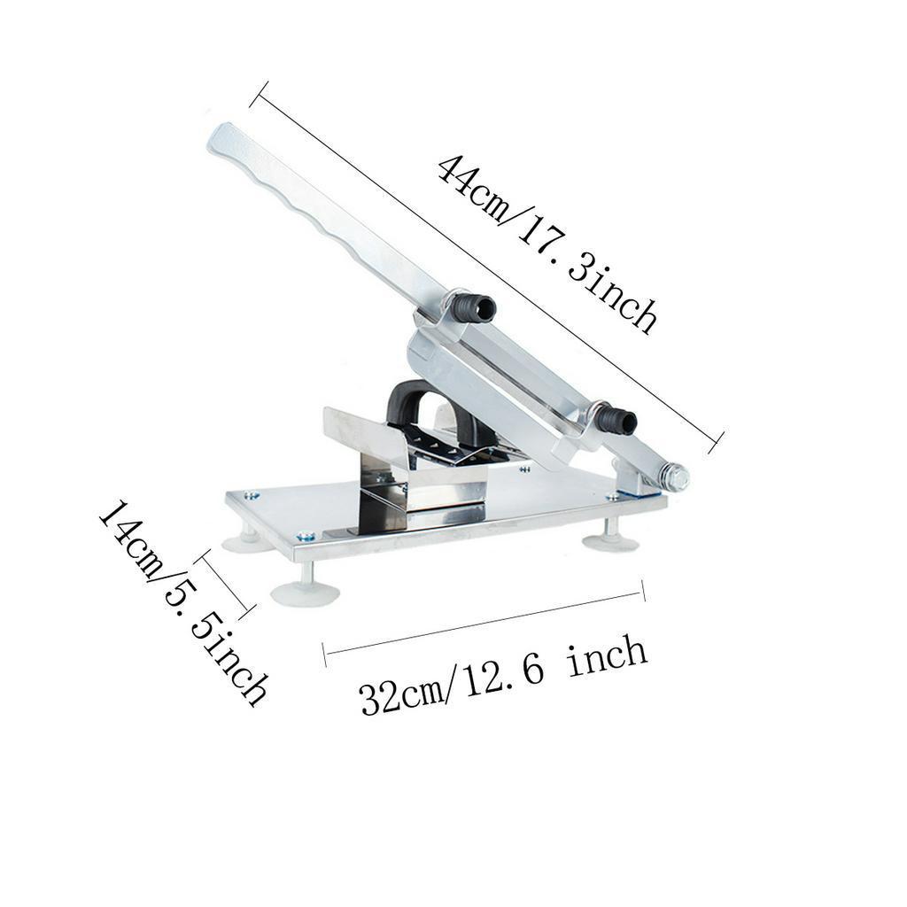 New Household Manual Food Fruit Slicer Lamb Beef Slicer Frozen Meat Cutting Machine Mutton Rolls Cutter Adjustable Thickness