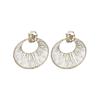 Exaggerated Hollow Circle Geometric Earrings Ins Fashionable High-end Earrings for Women