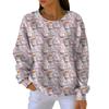 Women's Fashion Casual Gradient Christmas Print Pullover Sports Long-Sleeve Top