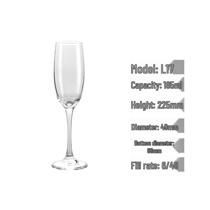 Upgraded High-Stemmed Wine & Champagne Glass for Sparkling Liquor & Cocktails