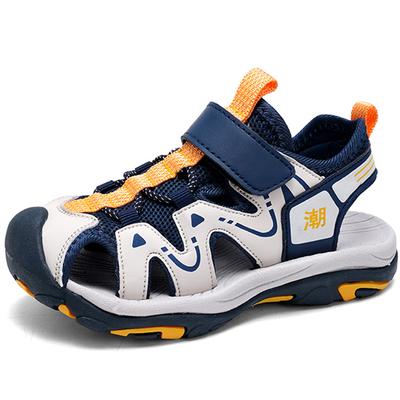 Boy's Closed Toe Rotating Button Beach Sports Sandals for Boys Girls Sports Sandals Kids Sandals