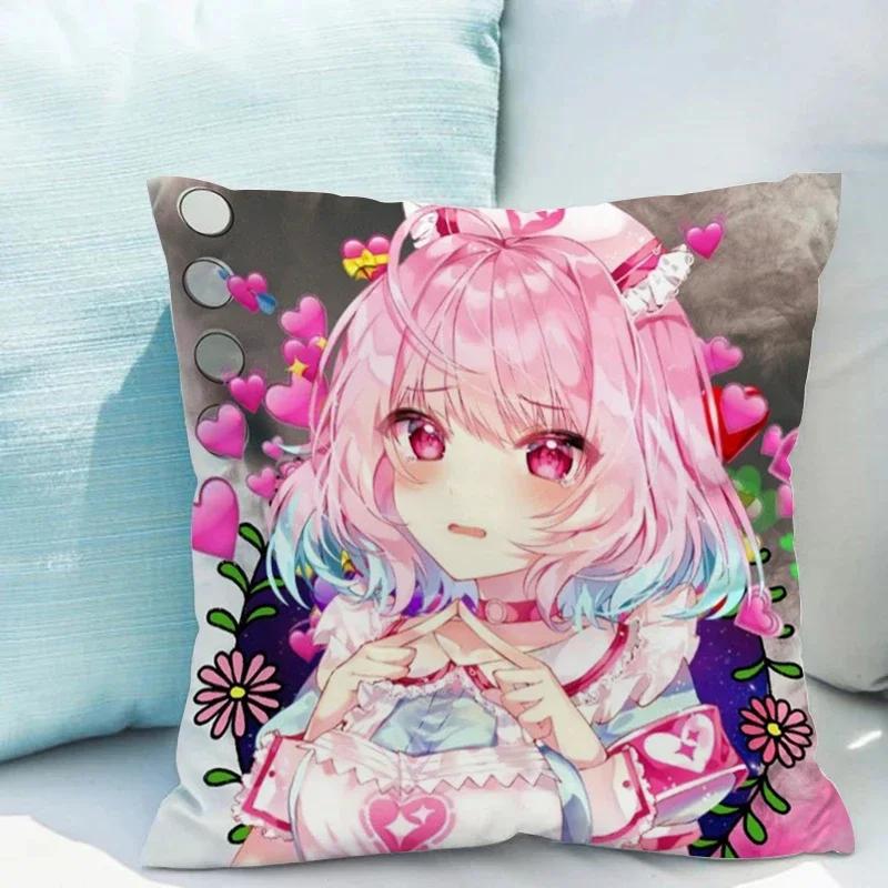 Honkai Star Rail X Cushions Covers Double-sided Printing Cushion Cover X Short Plush Decoration Living Room Car Sofa